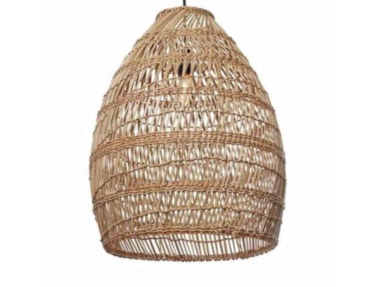 Rattan Lamp Shade Hire In Style, Large White Wicker Lampshade