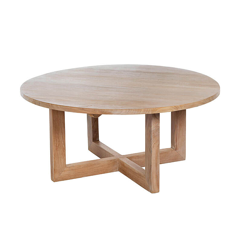 Round Timber Coffee Table Hire In Style, Round Timber Coffee Table