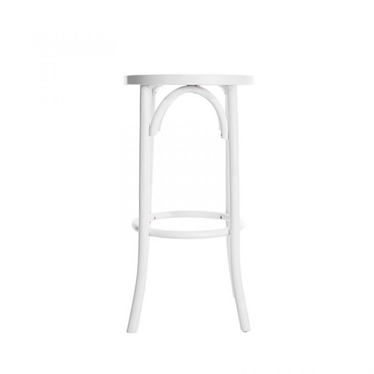 WHITE BENTWOOD BAR STOOL Hire In Style