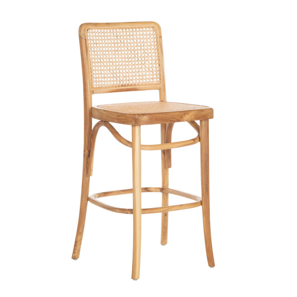 NATURAL RATTAN BAR CHAIR Hire In Style