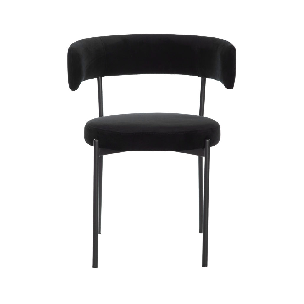 BLACK VELVET CHAIR Hire In Style