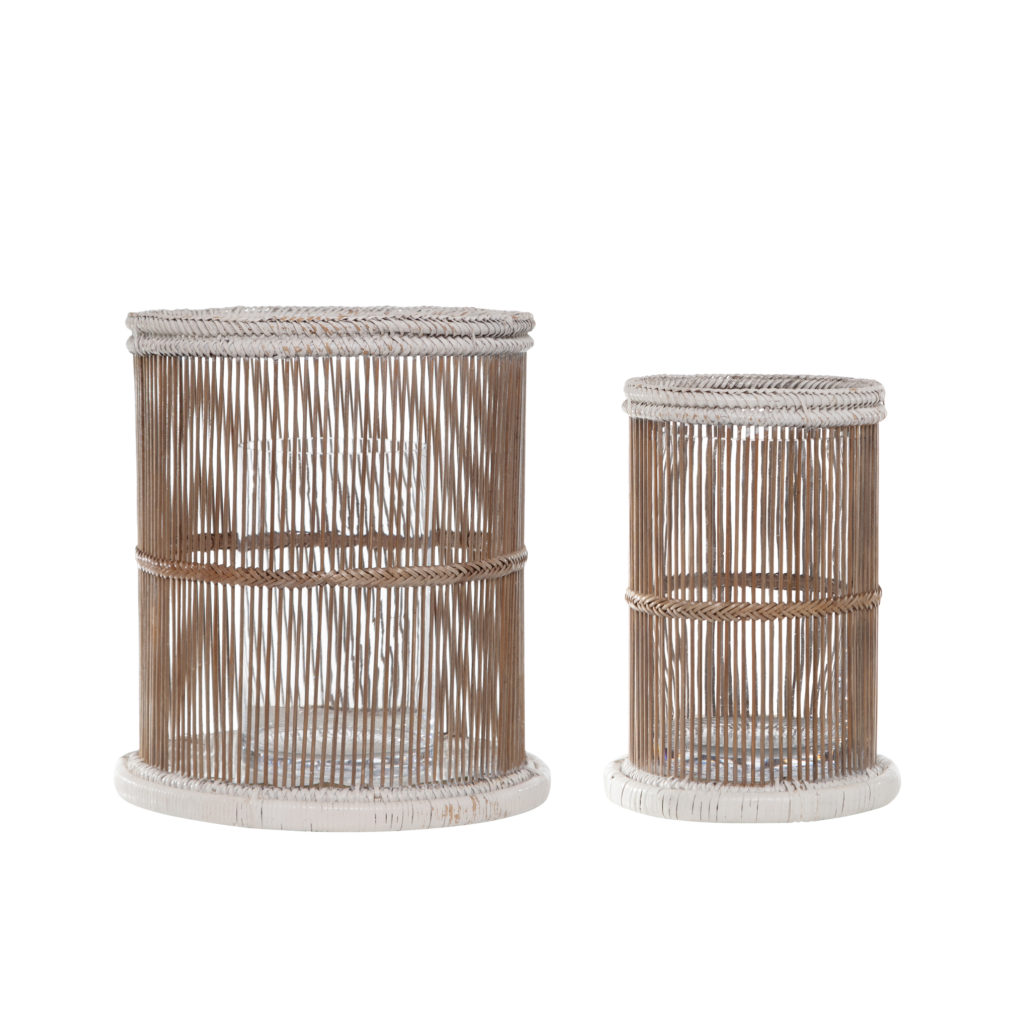 RATTAN HURRICANE CANDLE HOLDER Hire In Style